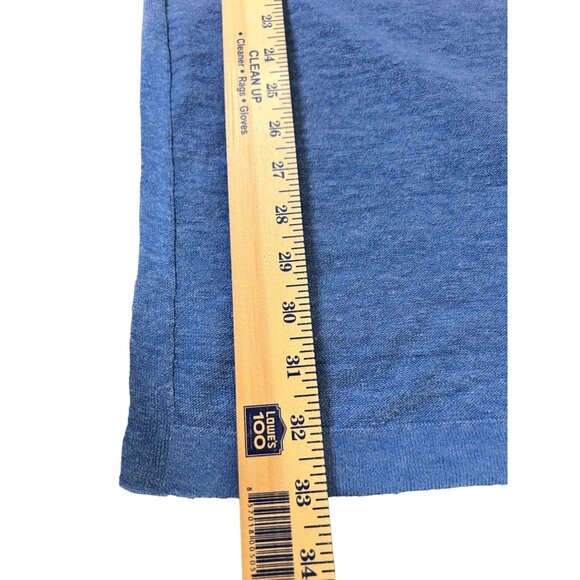 J. Jill Small Petite Blue Opal Linen Viscose 3/4 Sleeve Tunic Dress Lightweight - Picture 6 of 9